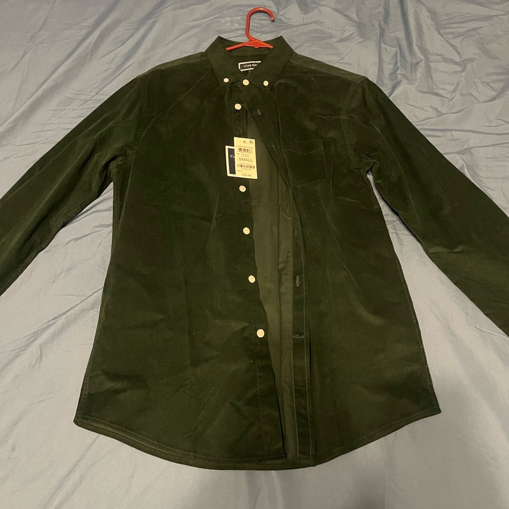 Club Room Dark Green Shirt Jacket